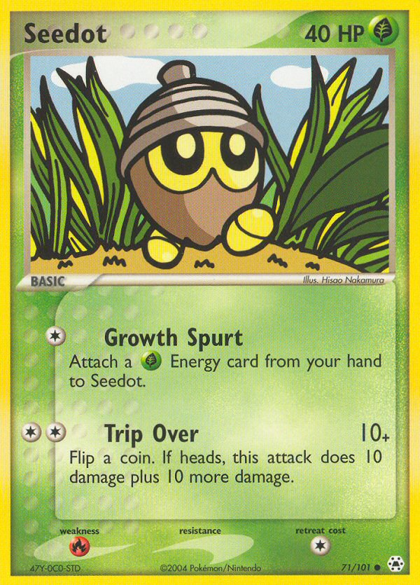EX Hidden Legends Seedot #71/101